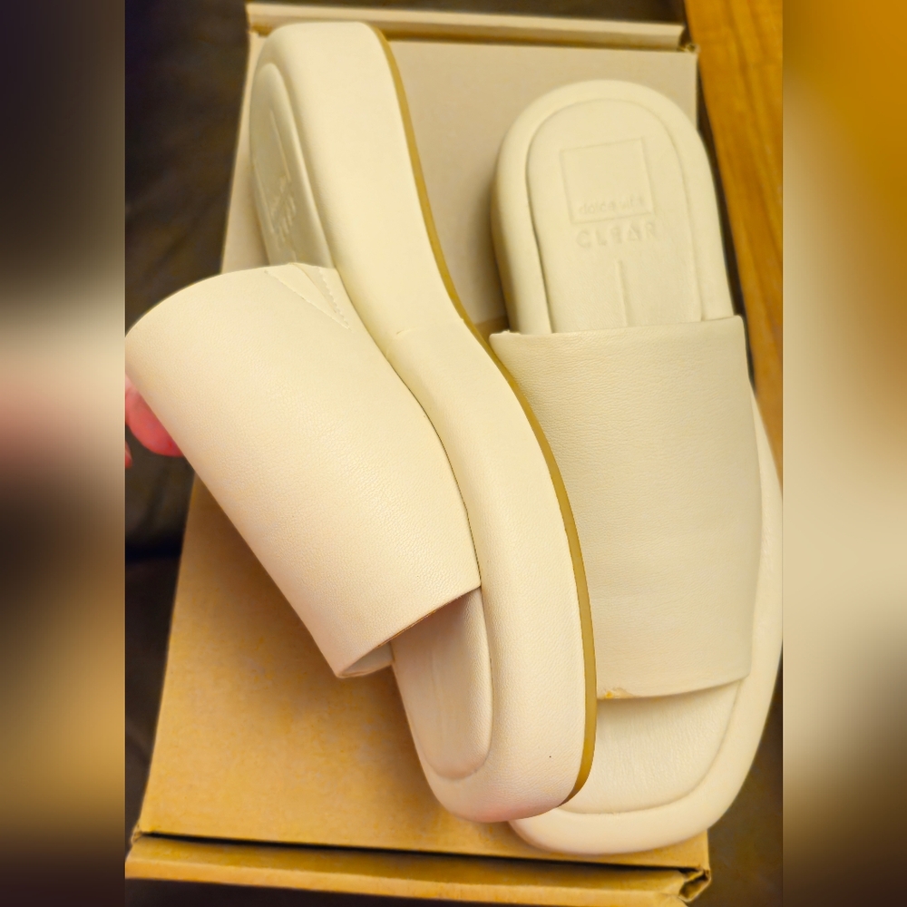 Dolce Vita Rosco Flat Sandals vorv Stella Size 8.5 (Condition Noted in Descript. - Picture 11 of 15
